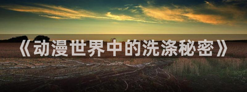 动漫之家主页：《动漫世界中的洗涤秘密》