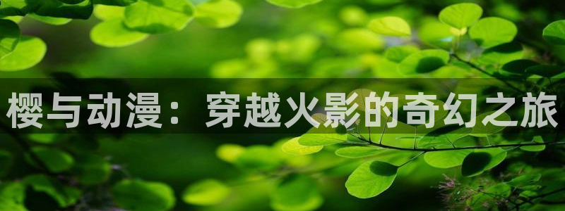 动漫之家被：樱与动漫：穿越火影的奇幻之旅