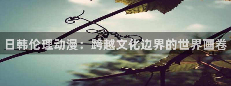 恬淡晴天动漫之家：日韩伦理动漫：跨越文化边界的世界画卷